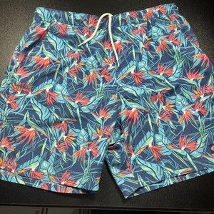 Vineyard Vines Mens Swim Trunks Printed Drawcord Pockets Shorts M Medium